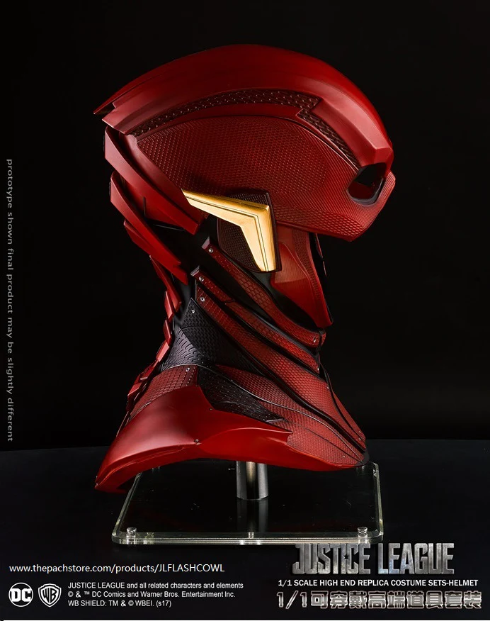 Official DC Licensed Justice League The Flash cowl 1:1 Movie Replica - Ready stocks - Image 3