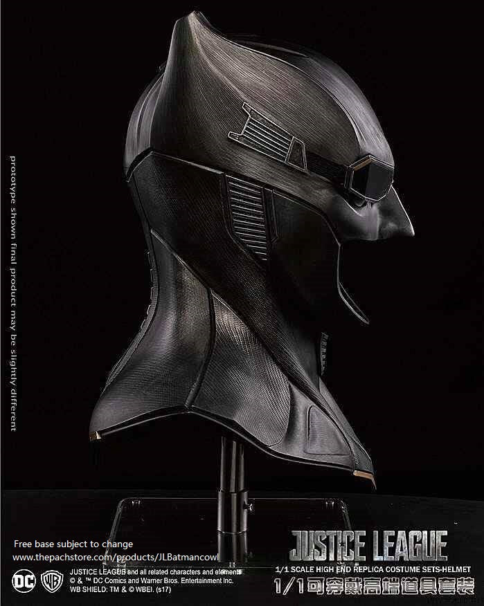 Official Licensed Justice League Batman Bat cowl 1:1 Movie Replica - Image 4