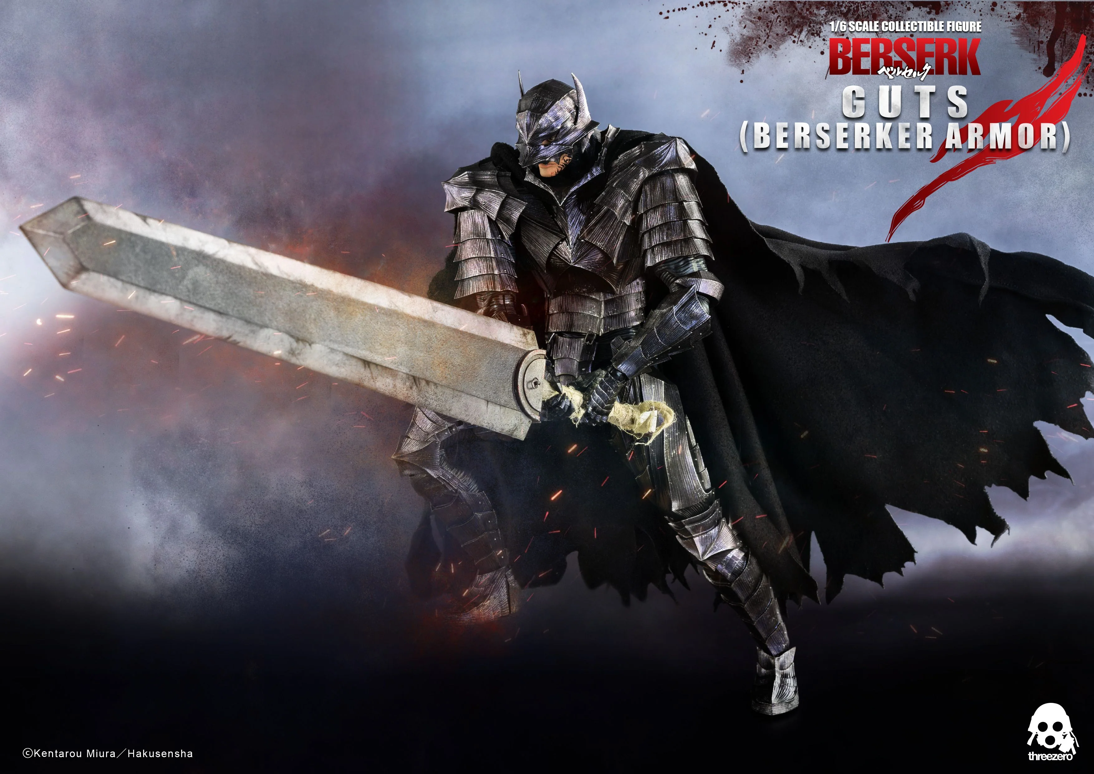 PRE ORDER: ThreeZero BERSERK", Guts (Berserker Armor) - Image 4