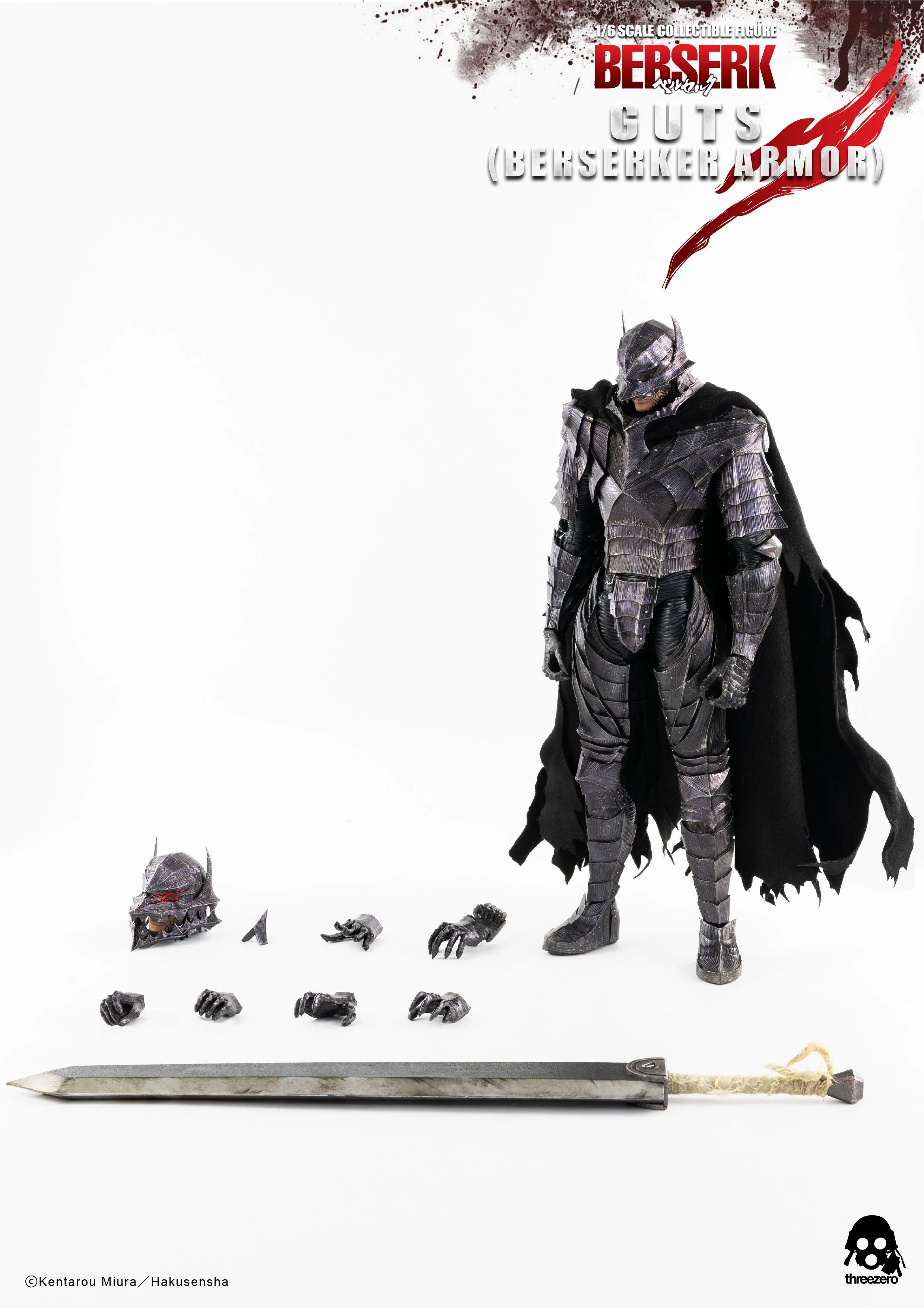 PRE ORDER: ThreeZero BERSERK", Guts (Berserker Armor) - Image 5